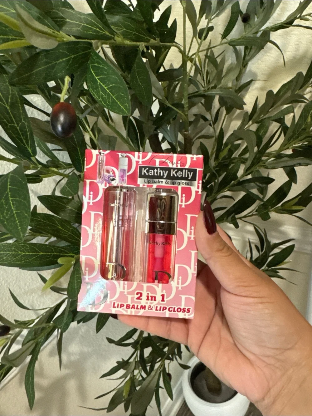 2-in-1 Lip Balm & Lip Gloss – Pink Shine